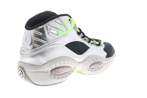 Reebok Question Mid Minions The Rise of Gru Mens Silver Athletic Shoes