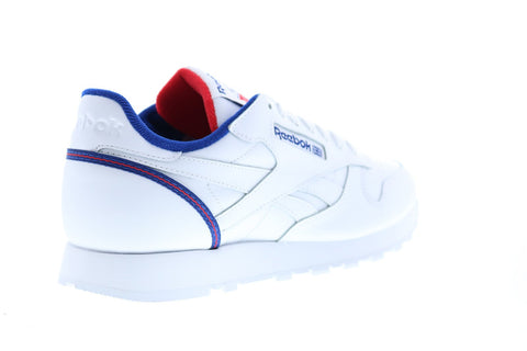 Reebok Classic Leather FW7782 Mens White Lace Up Lifestyle Sneakers Shoes