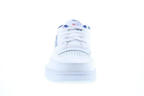 Reebok Club C 85 FW7785 Mens White Leather Lace Up Lifestyle Sneakers Shoes