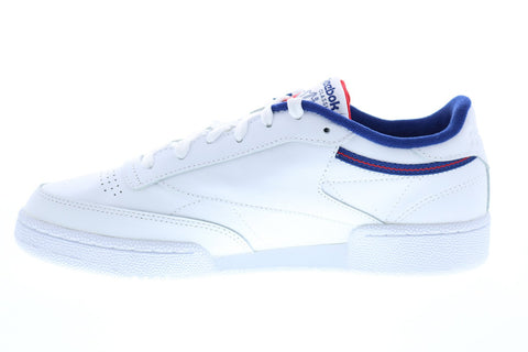 Reebok Club C 85 FW7785 Mens White Leather Lace Up Lifestyle Sneakers Shoes