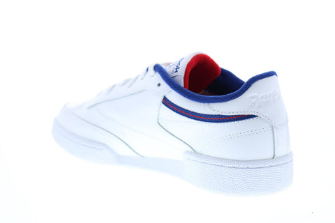 Reebok Club C 85 FW7785 Mens White Leather Lace Up Lifestyle Sneakers Shoes