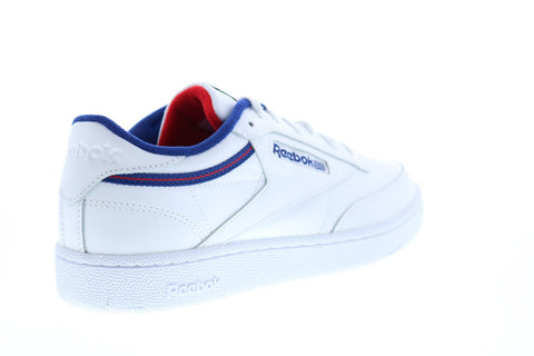 Reebok Club C 85 FW7785 Mens White Leather Lace Up Lifestyle Sneakers Shoes
