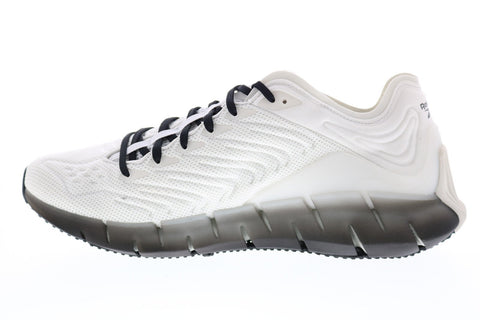 Reebok Zig Kinetica FW7912 Mens White Canvas Lifestyle Sneakers Shoes