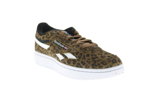 Reebok Club C Double Revenge FW7952 Womens Brown Synthetic Lifestyle Sneakers Shoes