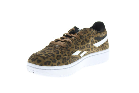 Reebok Club C Double Revenge FW7952 Womens Brown Synthetic Lifestyle Sneakers Shoes