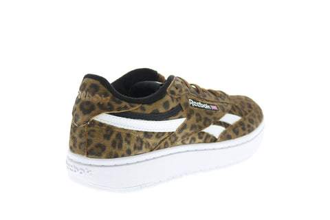 Reebok Club C Double Revenge FW7952 Womens Brown Synthetic Lifestyle Sneakers Shoes