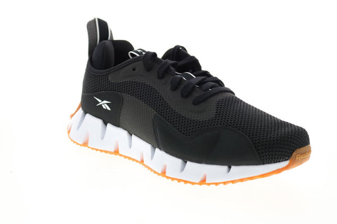 Reebok Zig Dynamica FX1092 Mens Black Mesh Lace Up Athletic Running Shoes