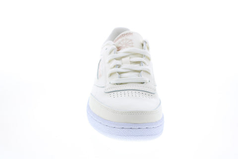 Reebok Club C 85 FX3030 Womens Beige Leather Lifestyle Sneakers Shoes