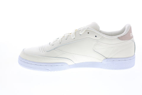 Reebok Club C 85 FX3030 Womens Beige Leather Lifestyle Sneakers Shoes