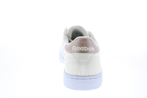 Reebok Club C 85 FX3030 Womens Beige Leather Lifestyle Sneakers Shoes