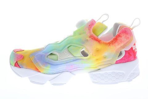 Reebok Instapump Fury FX4775 Mens Yellow Mesh Lifestyle Sneakers Shoes
