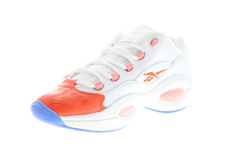 Reebok Question Low FX4999 Mens White Synthetic Athletic Basketball Shoes