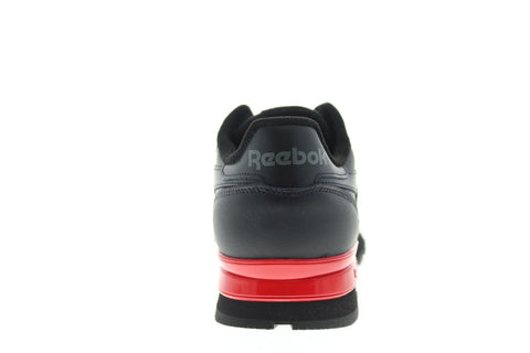 Reebok Classic Leather MU FY2760 Mens Black Leather Lifestyle Sneakers Shoes