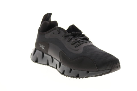 Reebok Zig Dynamica Reecycle FY7062 Mens Black Canvas Athletic Running Shoes