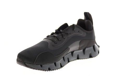 Reebok Zig Dynamica Reecycle FY7062 Mens Black Canvas Athletic Running Shoes
