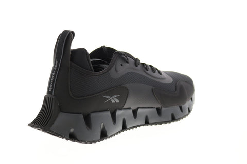 Reebok Zig Dynamica Reecycle FY7062 Mens Black Canvas Athletic Running Shoes