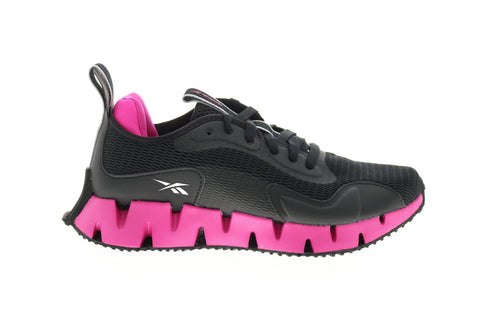 Reebok Zig Dynamica FY7065 Womens Black Mesh Athletic Running Shoes