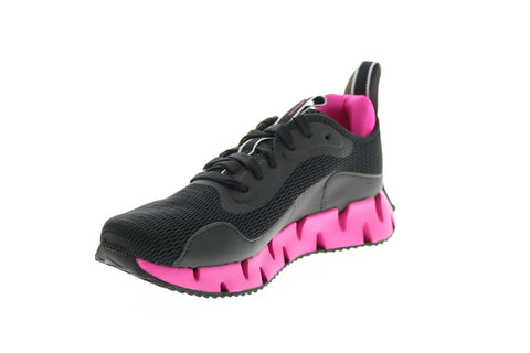 Reebok Zig Dynamica FY7065 Womens Black Mesh Athletic Running Shoes
