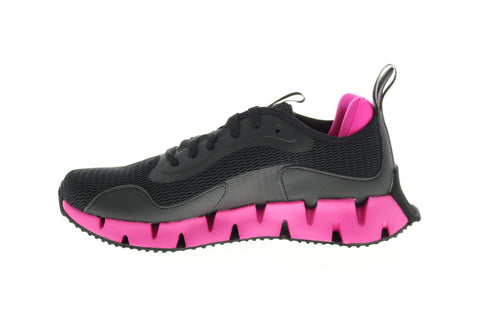 Reebok Zig Dynamica FY7065 Womens Black Mesh Athletic Running Shoes