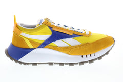 Reebok Classic Legacy FY8326 Mens Yellow Suede Lifestyle Sneakers Shoes