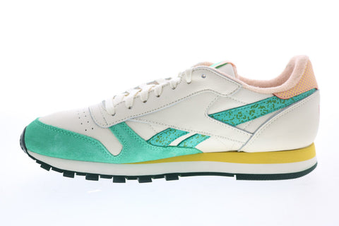 Reebok Classic Leather FZ3063 Mens White Leather Lifestyle Sneakers Shoes