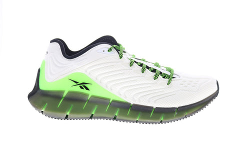 Reebok Zig Kinetica FZ3101 Mens White Canvas Lifestyle Sneakers Shoes