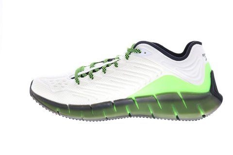 Reebok Zig Kinetica FZ3101 Mens White Canvas Lifestyle Sneakers Shoes