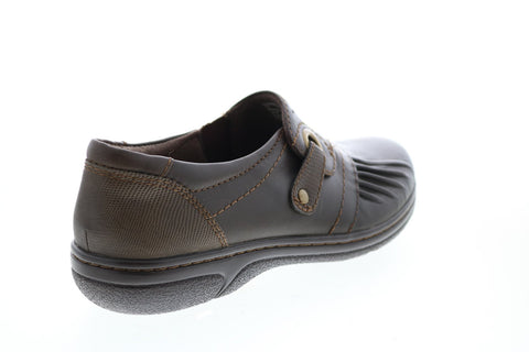 Earth Origins Glendale Gabrielle Womens Gray Leather Loafer Flats Shoes