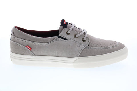 Globe Attic GBATTIC Mens Gray Suede Skate Inspired Sneakers Shoes 