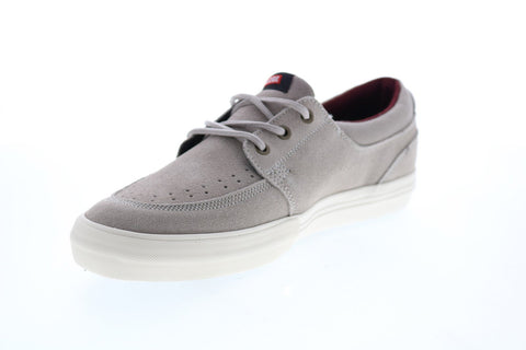 Globe Attic GBATTIC Mens Gray Suede Skate Inspired Sneakers Shoes 