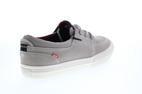 Globe Attic GBATTIC Mens Gray Suede Skate Inspired Sneakers Shoes 