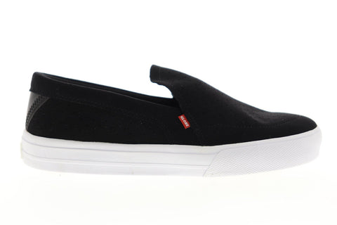 Globe Castro LYT GBCASTLYT Mens Black Suede Slip On Athletic Skate Shoes