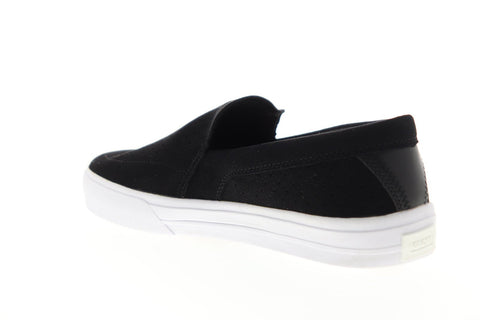 Globe Castro LYT GBCASTLYT Mens Black Suede Slip On Athletic Skate Shoes