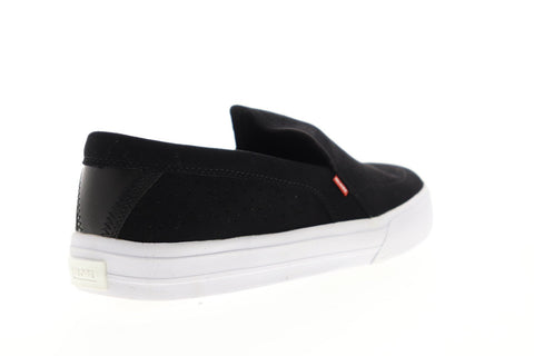 Globe Castro LYT GBCASTLYT Mens Black Suede Slip On Athletic Skate Shoes