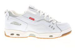 Globe CT IV Classic GBCTIVC Mens White Leather Lace Up Athletic Skate Shoes