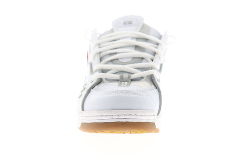 Globe CT IV Classic GBCTIVC Mens White Leather Lace Up Athletic Skate Shoes