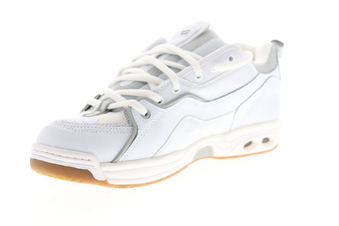 Globe CT IV Classic GBCTIVC Mens White Leather Lace Up Athletic Skate Shoes