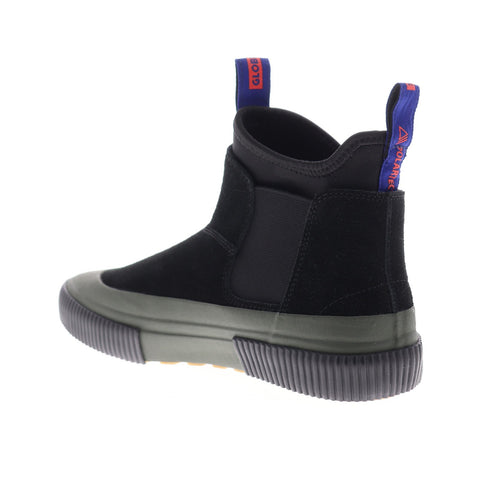 Gola Dover Explr GBDOVEREX Mens Black Suede Slip On Athletic Skate Shoes