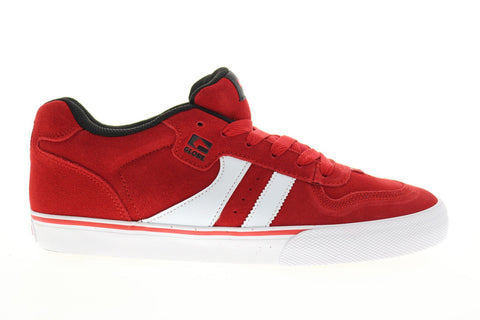 Globe Encore 2 GBENCO2 Mens Red Suede Lace Up Skate Inspired Sneakers Shoes