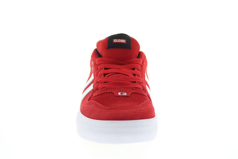 Globe Encore 2 GBENCO2 Mens Red Suede Lace Up Skate Inspired Sneakers Shoes