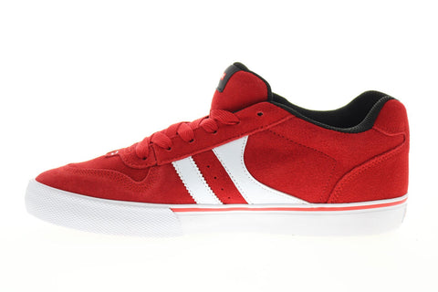 Globe Encore 2 GBENCO2 Mens Red Suede Lace Up Skate Inspired Sneakers Shoes