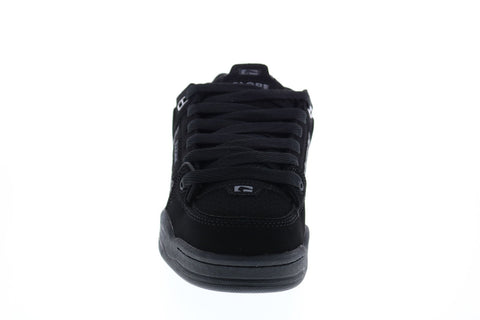 Globe Fusion Mens Black Nubuck Synthetic Skate Inspired Sneakers Shoes