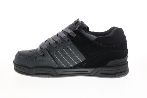 Globe Fusion GBFUS Mens Gray Suede Skate Inspired Sneakers Shoes