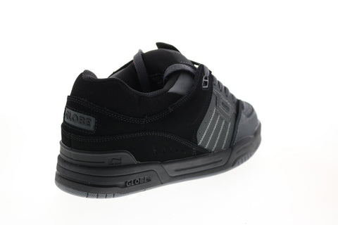 Globe Fusion GBFUS Mens Gray Suede Skate Inspired Sneakers Shoes