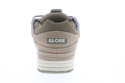 Globe Fusion GBFUS Mens Beige Nubuck Lace Up Athletic Skate Shoes