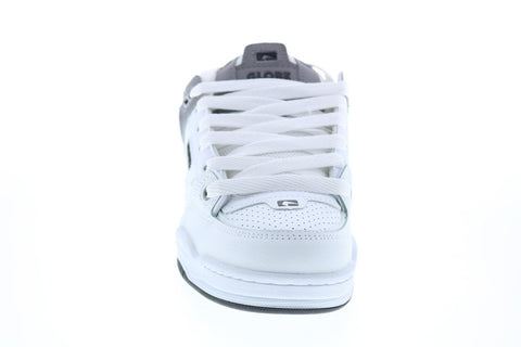 Globe Fusion GBFUS Mens White Leather Skate Inspired Sneakers Shoes