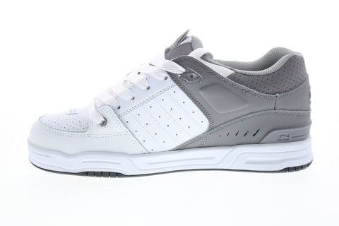 Globe Fusion GBFUS Mens White Leather Skate Inspired Sneakers Shoes