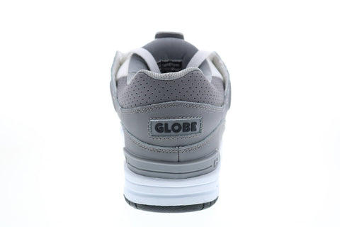 Globe Fusion GBFUS Mens White Leather Skate Inspired Sneakers Shoes