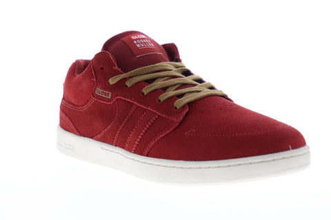 Globe Octave Mid RM GBOCTMIDRM Mens Red Suede Lace Up Athletic Skate Shoes