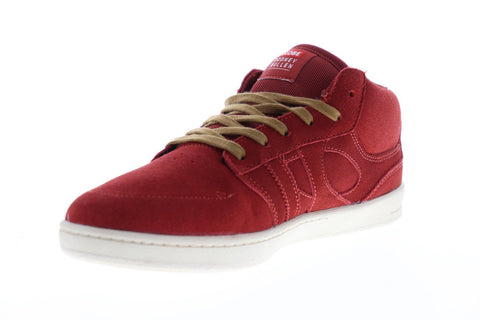 Globe Octave Mid RM GBOCTMIDRM Mens Red Suede Lace Up Athletic Skate Shoes